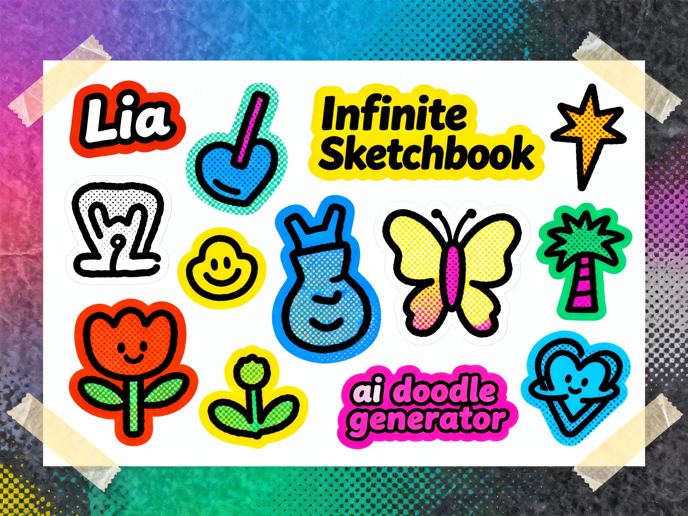 Notebook wall